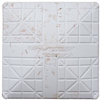 2016 Game Used 2nd Base Used in Final Out of Chicago Cubs Pitcher Jake Arrietas No Hitter on 04/21/2016 (MLB Authenticated)